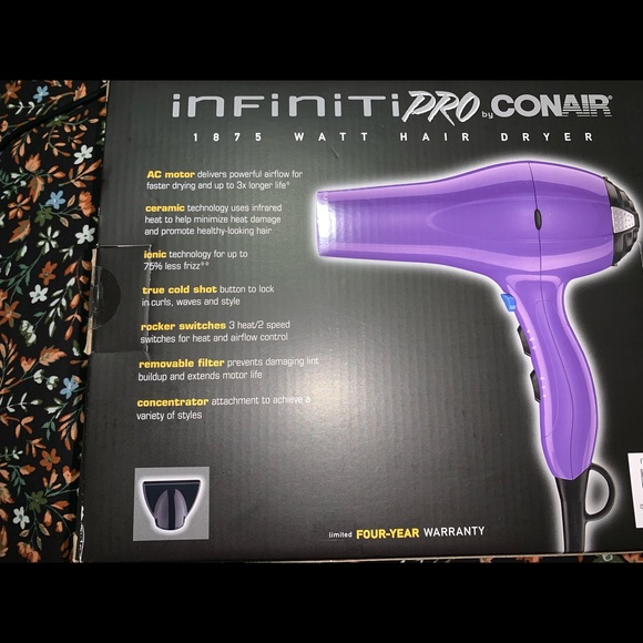 INFINITIPRO BY CONAIR 1875 Watt Hair Dryer Salon Performance AC